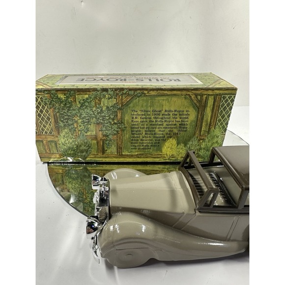 Vintage AVON Rolls - Royce Car decanter Deep Woods After Shave FULL w/ Box Retro - Picture 7 of 11